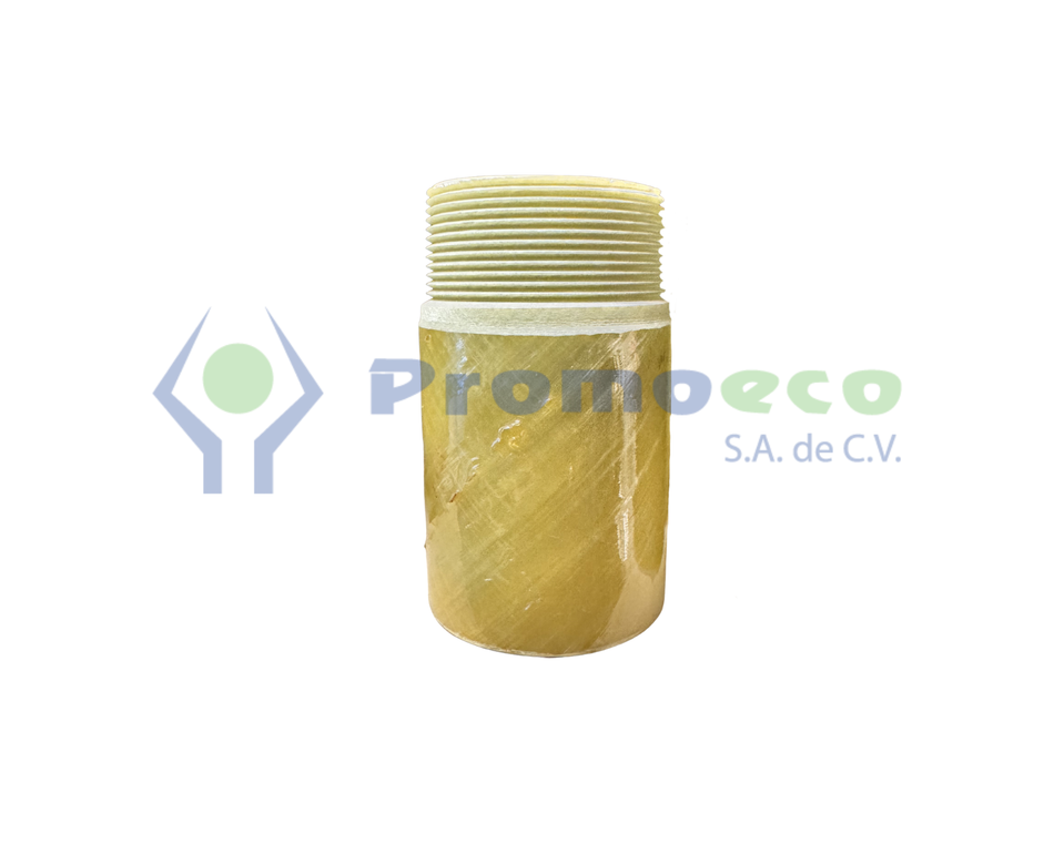 Adaptador Campana x Macho de 2 de Fibra de Vidrio