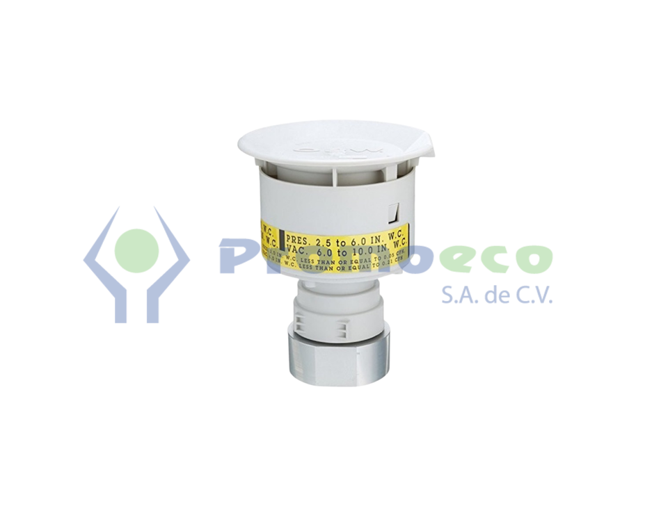 Válvula de Presión y Vacío OPW 2" NPT – 3" Columna de Agua
