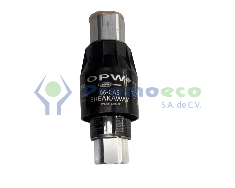Válvula Breakaway Coaxial OPW Negra 66CAS-90300