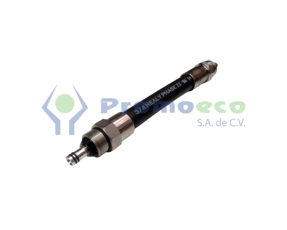Manguera Corta Coaxial Healy 3/4" × 8" para Dispensadores Helix