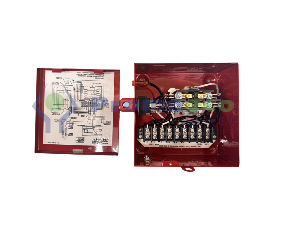 Caja de Control Estándar con Bobina de 115 VAC para Bombas Red Jacket