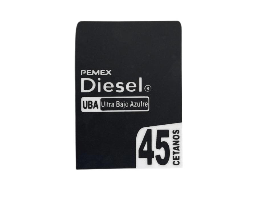 Calcomanía Lexan Diésel Pemex Aditec