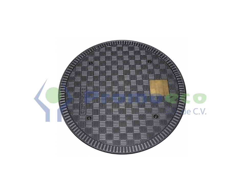 Tapa Registro Negro de 36 FIBERLITE