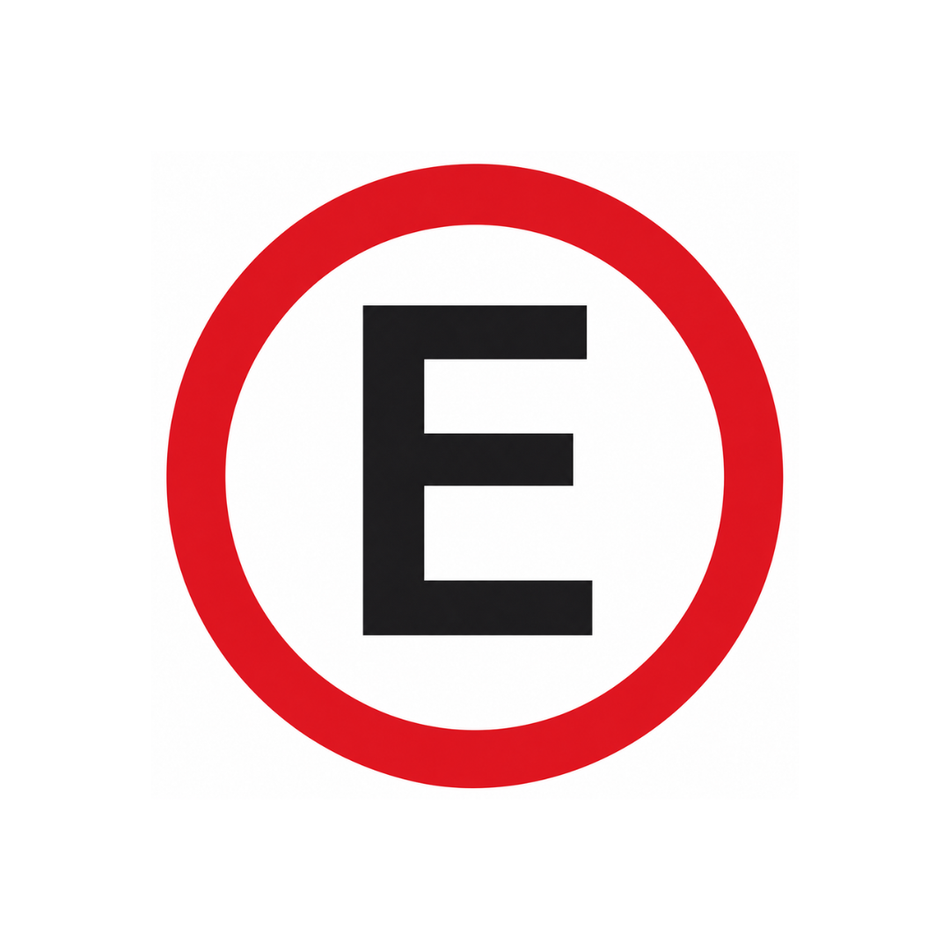 Señalamiento de Estacionamiento en Lámina