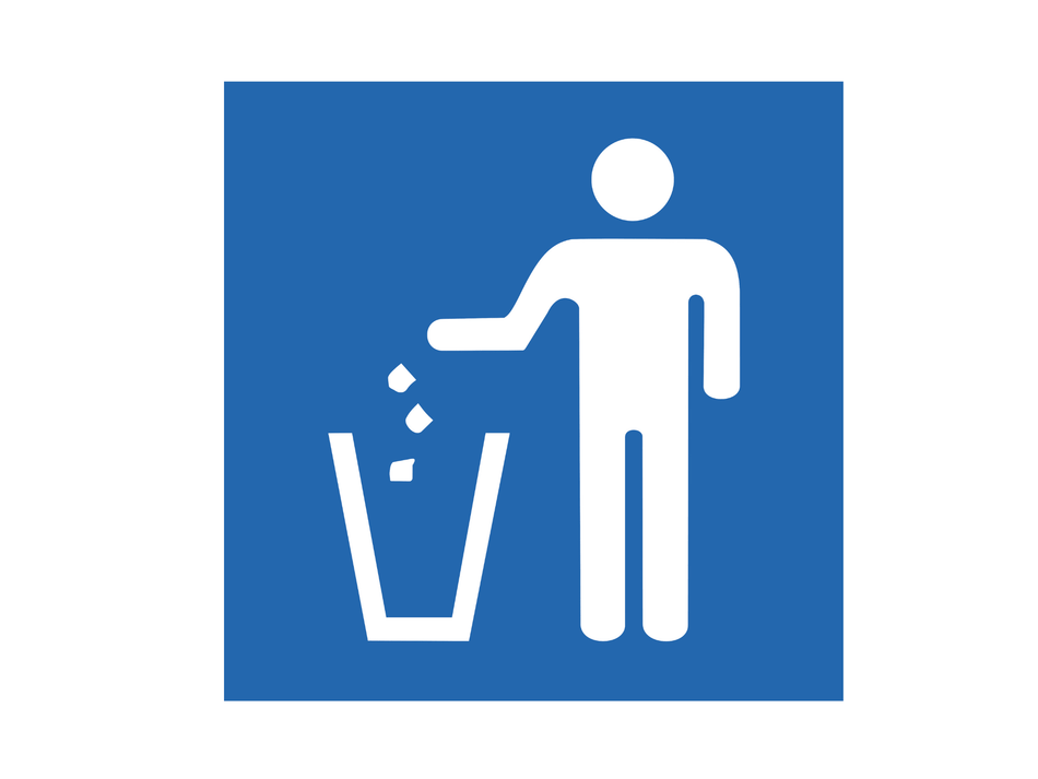 Señalamiento Lexan de Basura