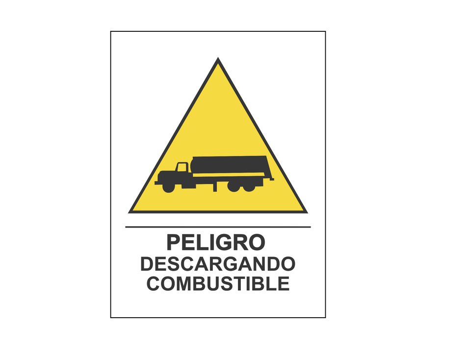 Calcomanía para Biombo "Peligro"