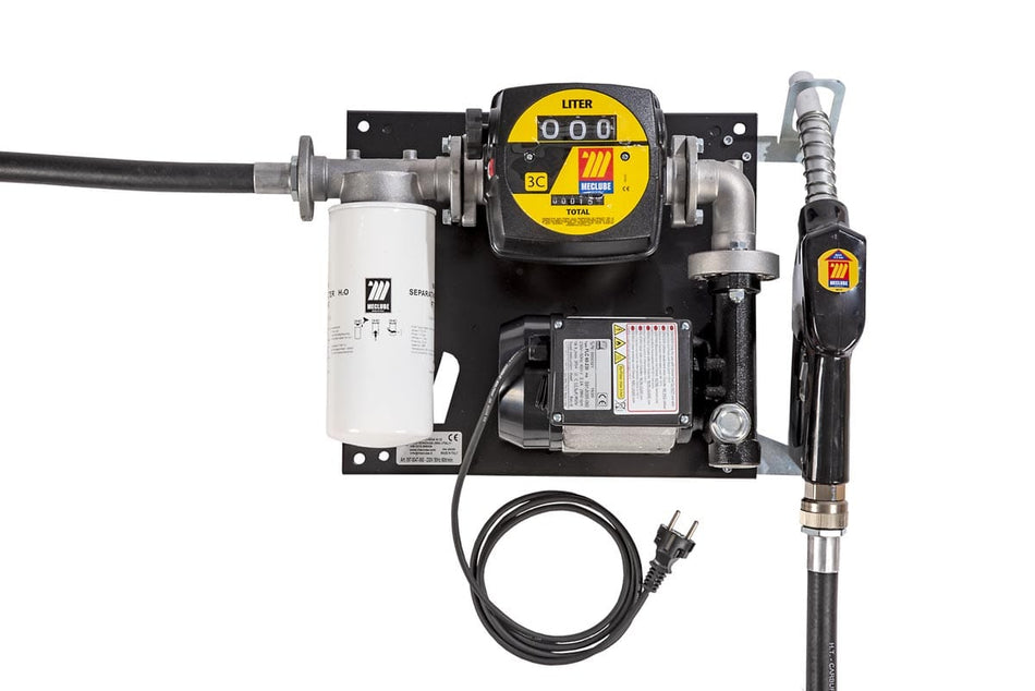 Kit Transvase Diésel 70 L/min 115v Con Medidor Y Filtro